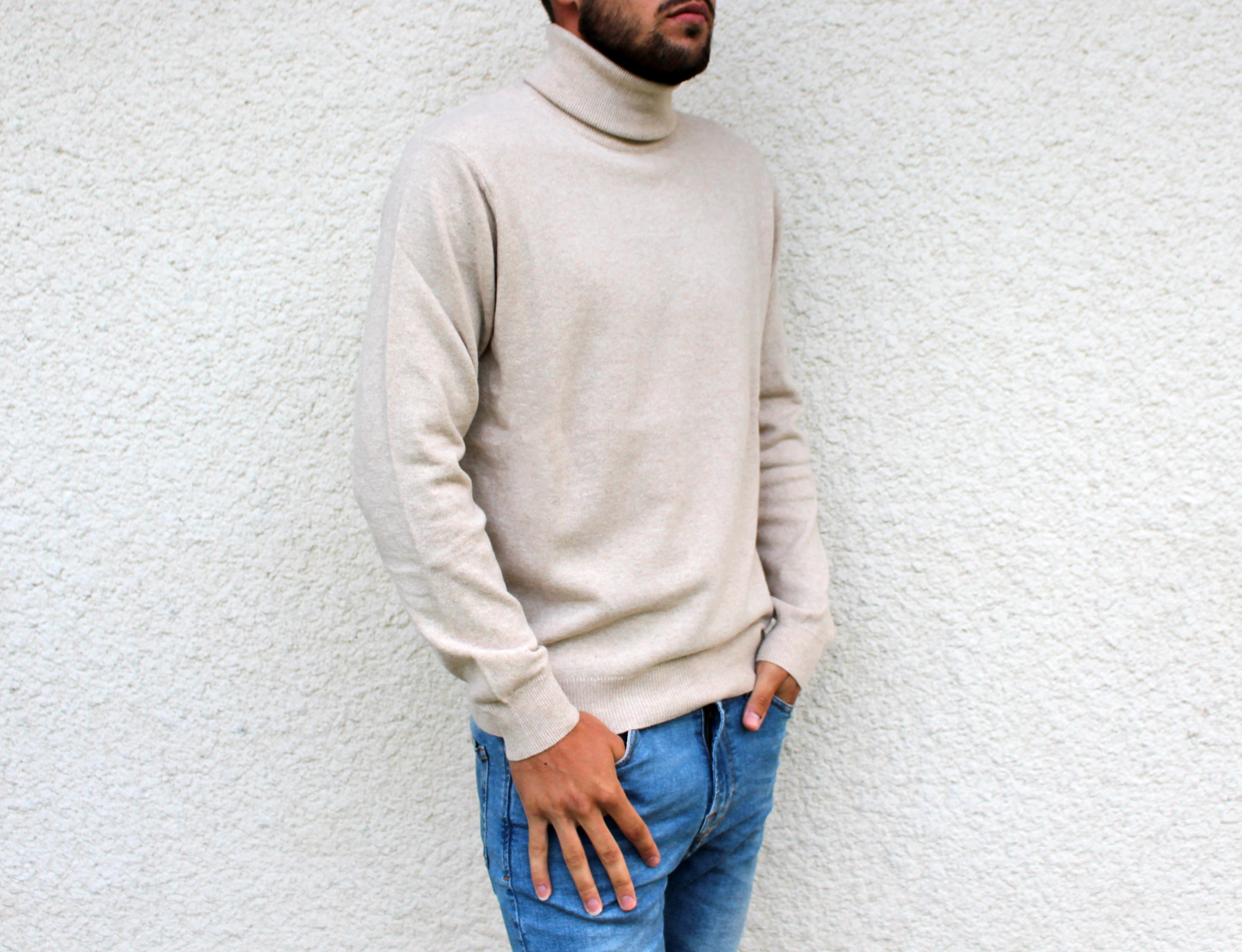 Pull Homme, col roulé